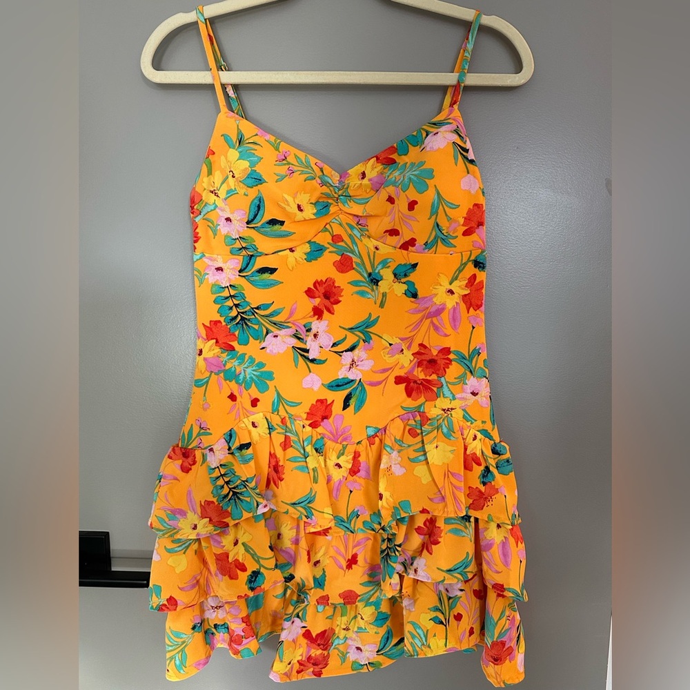 Emerald Sundae Yellow Floral Dress